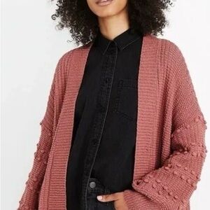 Madewell Bobble Cardigan - Dusty Rose